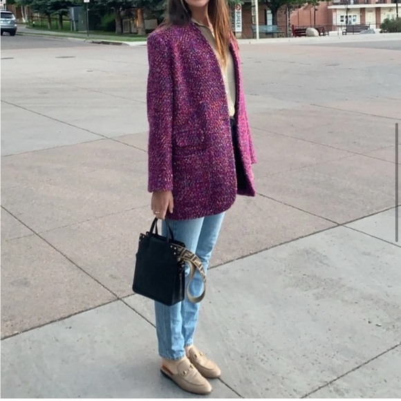 Veronica Beard Crispin Tweed Jacket Coat - Picture 6 of 16